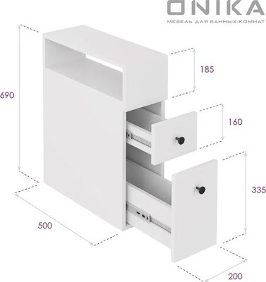 Купить Тумба для ванной Onika Кроун 20 / 402001  