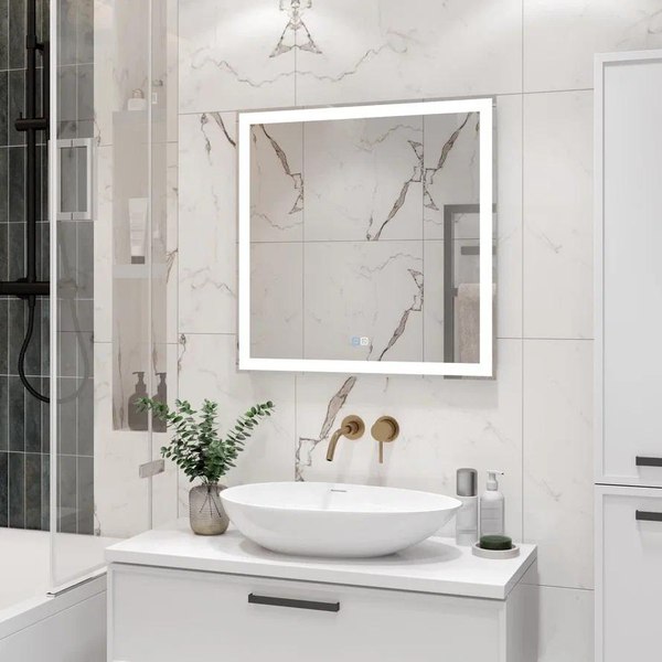 Зеркало Континент Clamm Led 70x70