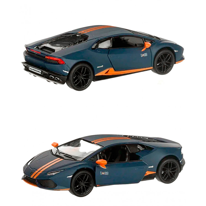 Масштабная модель автомобиля Kinsmart Lamborghini Huracan LP610-4 / 5401WKT — фото 3