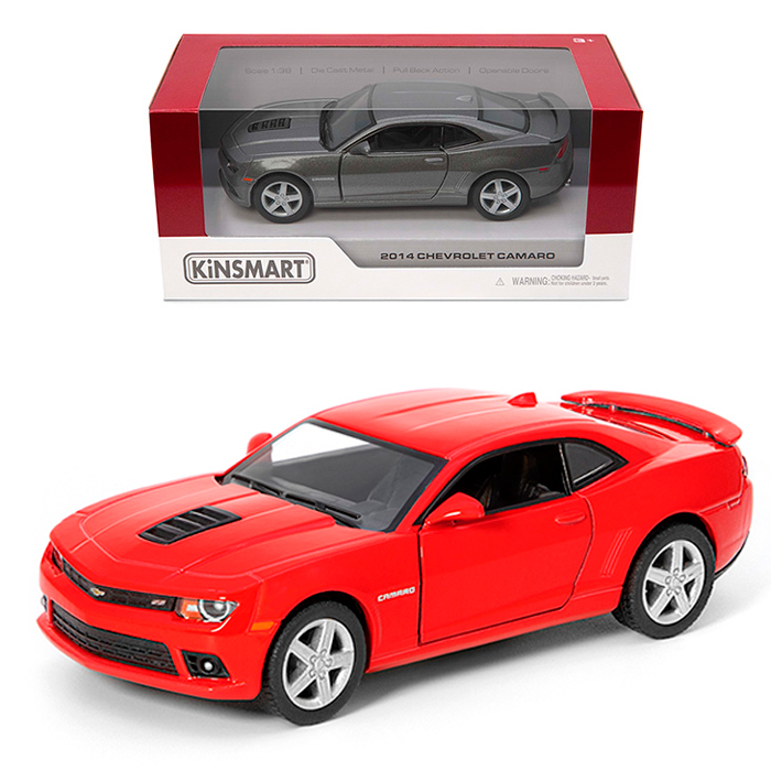 Масштабная модель автомобиля Kinsmart Chevrolet Camaro 2014 / 5383WFKT — фото 5