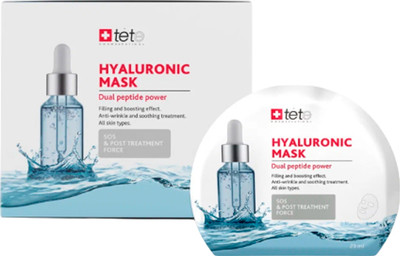 Набор масок для лица TETe Cosmeceutical Hyaluronic Mask SOS and Post-treatment (6шт) -