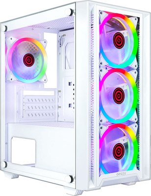 Корпус для компьютера Ginzzu CL620 (белый) - 