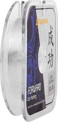 Леска монофильная Nisus Forward Ice Fishing 0.128мм Nylon Transparent / N-FIF-0.128-50 (50м)