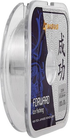 Леска монофильная Nisus Forward Ice Fishing 0.261mm Nylon Transparent / N-FIF-0.261-50 (50м)