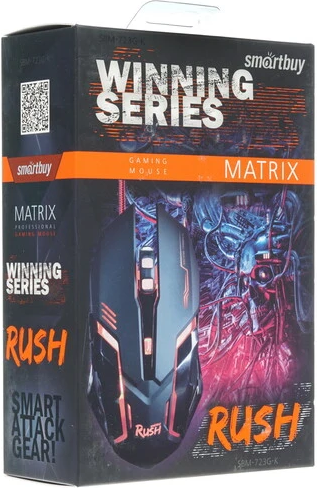 Мышь SmartBuy Rush / SBM-723G-K (черный)