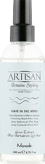 Спрей для укладки волос Nook Artisan Hair In The Wind Thickening Beach-Effect Spray (200мл)