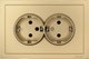 Розетка Lezard Zima 704-3600-127BQC (золото) - 