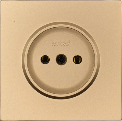 Розетка Lezard Zima 704-3688-121BQC (золото) - 