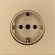 Розетка Lezard Zima 704-3688-122BQC (золото) - 
