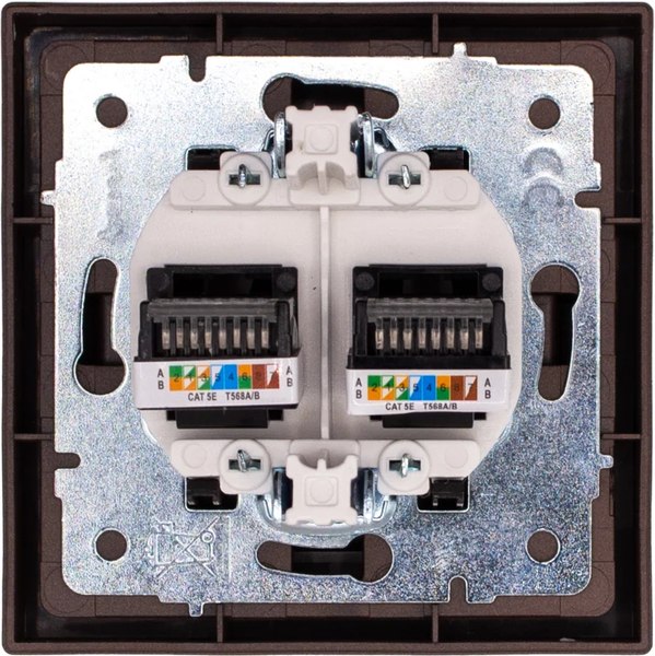 Розетка Lezard Zima 704-7388-141 (шоколад)