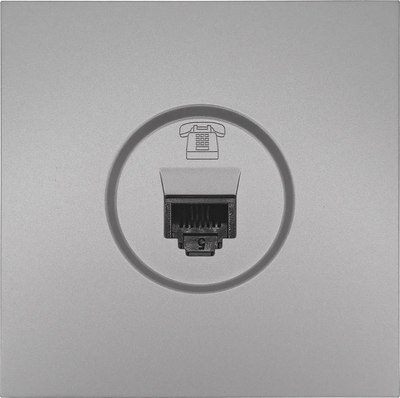 Розетка Lezard Zima 704-7488-137 (серый матовый) - 