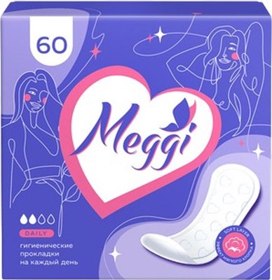 Прокладки ежедневные Meggi Panty Soft (60шт) -