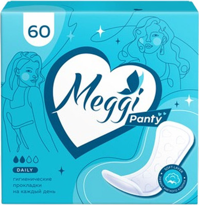 Прокладки ежедневные Meggi Panty (60шт) -