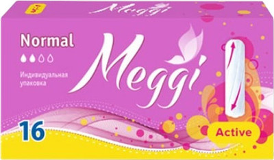 Тампоны гигиенические Meggi Normal Active (16шт) -