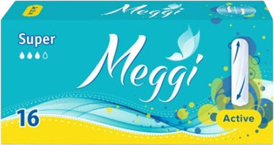 Тампоны гигиенические Meggi Super Active (16шт) -