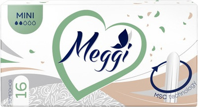Тампоны гигиенические Meggi Mini (16шт) -