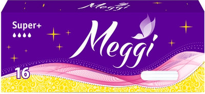 Тампоны гигиенические Meggi Super+ (16шт) -