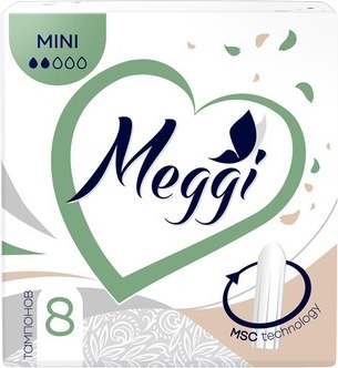 Тампоны гигиенические Meggi Mini New (8шт) -