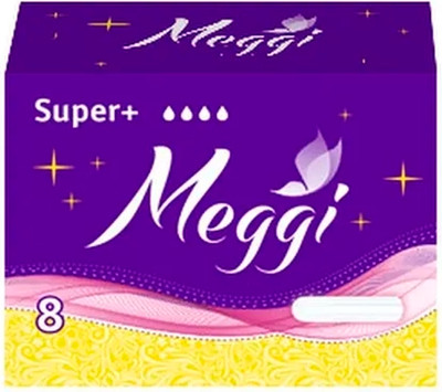 Тампоны гигиенические Meggi Super Plus New (8шт) -