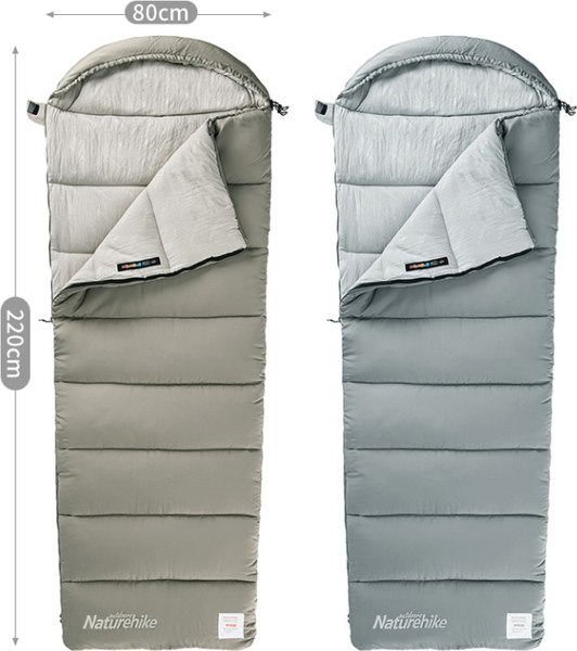 Спальный мешок Naturehike Envelope M180 / NH20MSD02-GRM180 (зеленый)