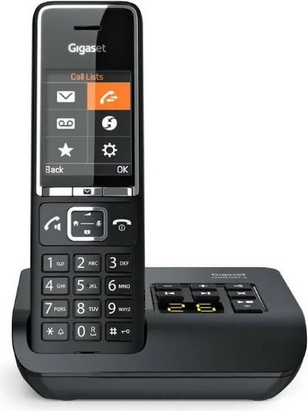 Беспроводной телефон Gigaset Comfort 550 SYS / S30852-H3001-R604 (черный)