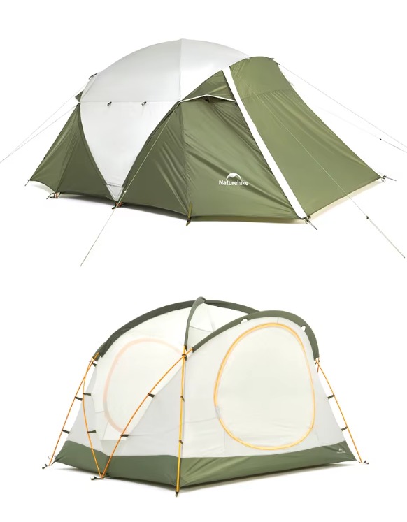 Палатка Naturehike Kota 4 / CNK2450WS041-4OGR (олива) — фото 3