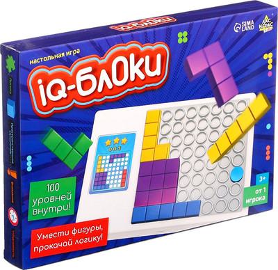 Игра-головоломка Лас Играс Kids. IQ-блоки / 10724358 - 