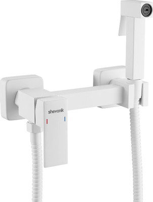 Гигиенический душ со смесителем Shevanik S137C (белый) - 