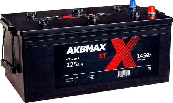 Автомобильный аккумулятор AKBMAX ST 225 euro L9 конус евро (225 А/ч)