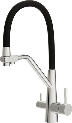 

Смеситель, Vivo однорычажный с фильтром с гибким изливом / 68217