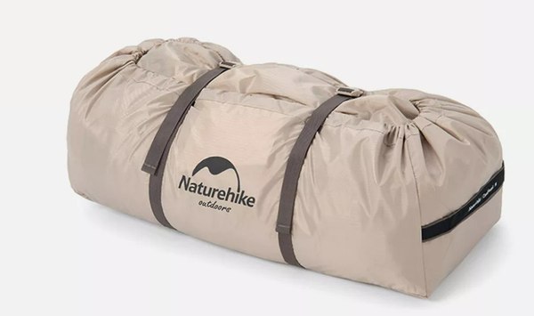 Палатка Naturehike Cloud Vessel Tunnel UPF 50+ / NH20ZP015-QGOLSKR (L, песочный)