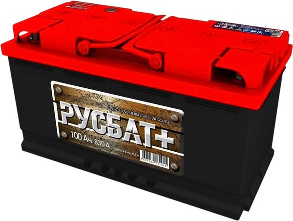 Автомобильный аккумулятор Русбат L+ 100L L5 (100 А/ч)