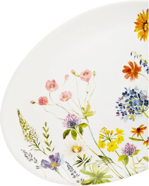 Блюдо Decor de table Полевые цветы / CL-FS00563E (белый)