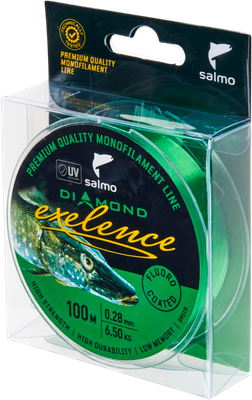

Леска монофильная, Diamond Exelence Fluoro Coated Green 100/028 / 4031-028