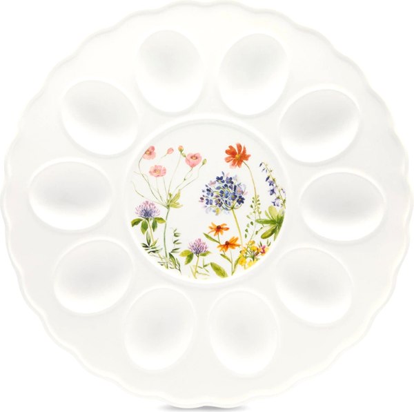 Блюдо для яиц Decor de table CL-FS00263Q (белый)