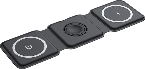 Зарядное устройство беспроводное Rexant MagSafe 3в1 Qi 18-7088 (черный)