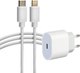 Зарядное устройство сетевое Rexant С кабелем USB-C–Lightning / 16-0234-4 - 
