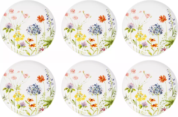 Набор тарелок Decor de table Полевые цветы / CL-FS00563B-6
