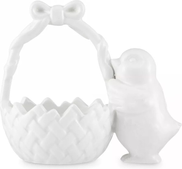 Конфетница Decor de table Цыпленок / CL-FE00231 (белый)