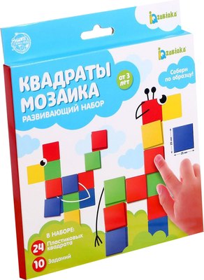 

Развивающая игра, IQ Квадратная мозаика / 4987633