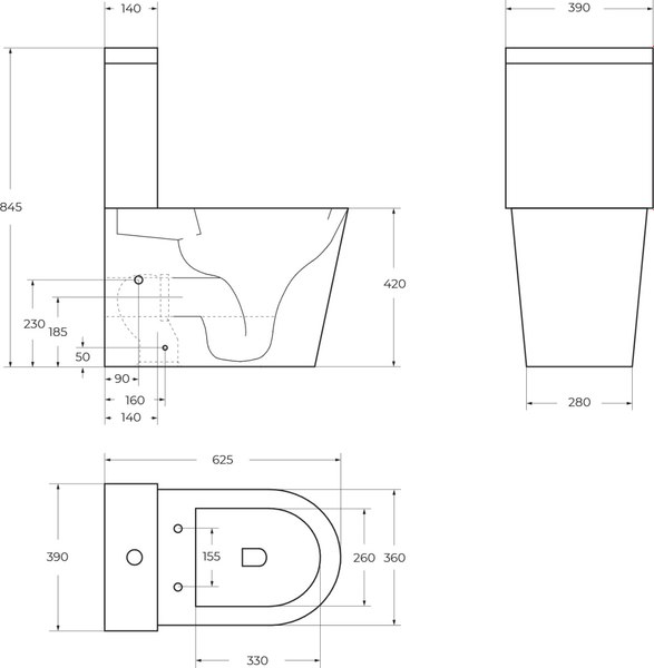 Купить Унитаз напольный BelBagno Flay-R BB2149CPR/SC/BB2149T в Минске