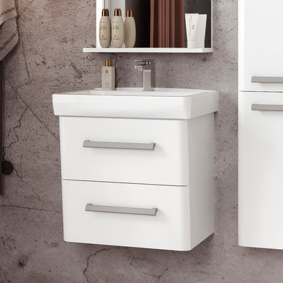 Тумба под умывальник Belux Портленд НП 65-02 (1, белый глянцевый) -