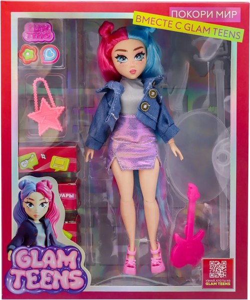 Кукла с аксессуарами Funky Toys Glam Teens Алекс / GT00003