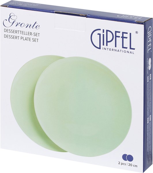 Набор тарелок Gipfel Gronte 52228 (2шт, светло-зеленый)