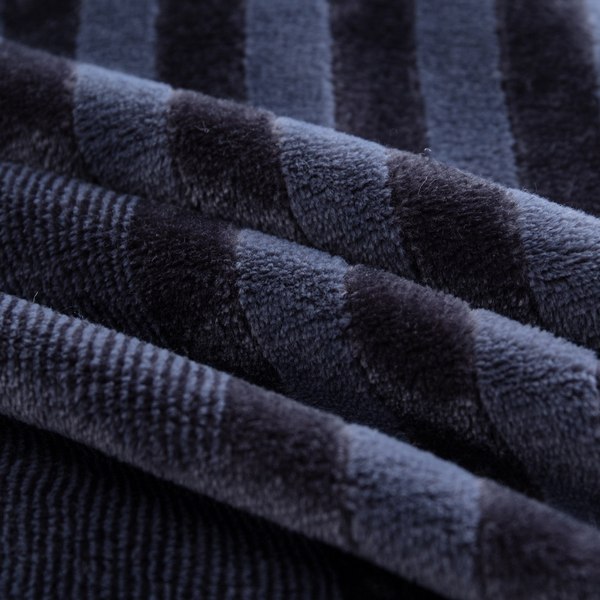 Плед Karven Фланель Евро / PL 006 SOLID JACQAURD v4/Anthracite
