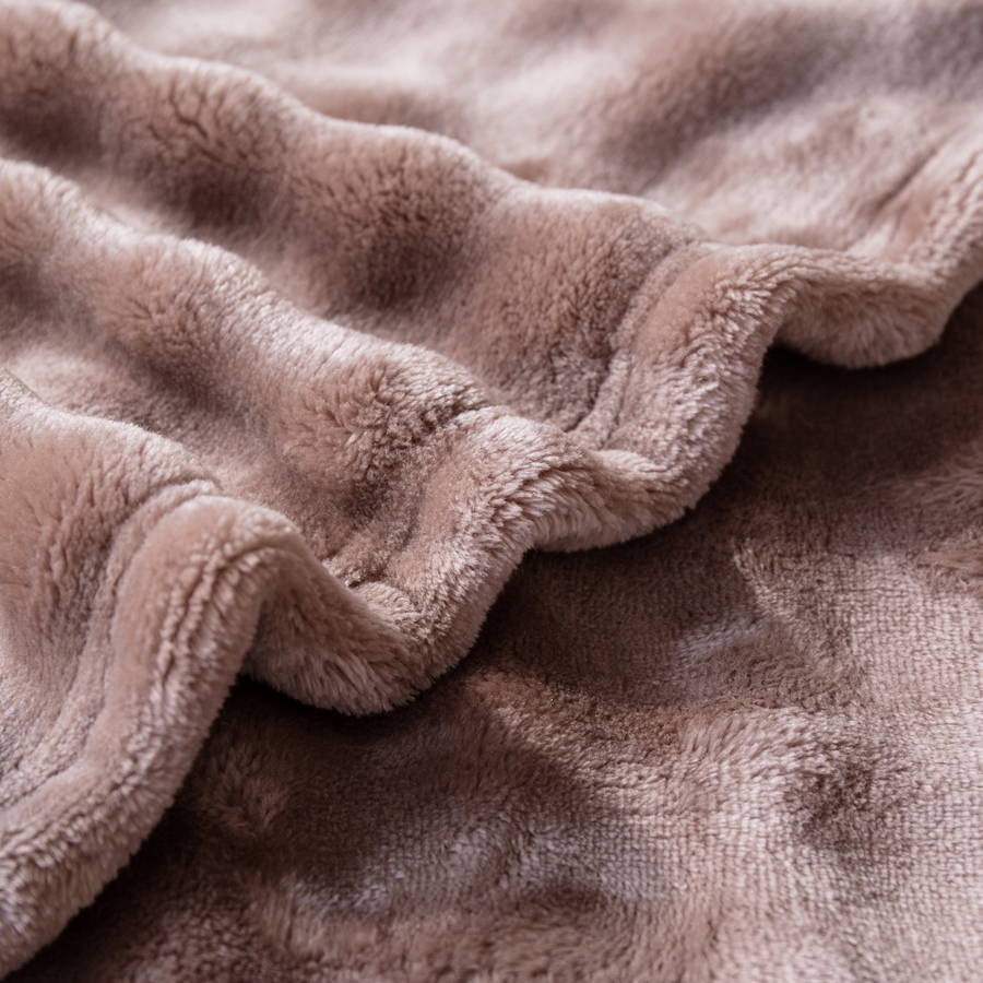 Плед Karven Велсофт Евро / PL 012 SOLID BUBBLE v2/Dark Brown — фото 3
