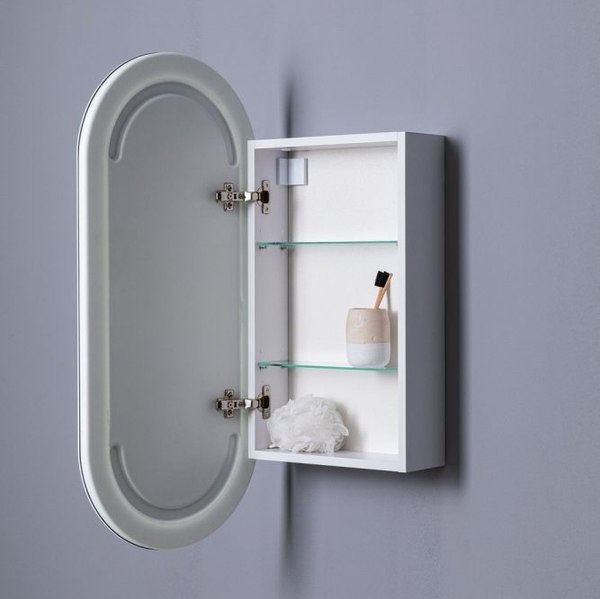Купить Шкаф с зеркалом для ванной Aquanet Монте 40x90 Led / 344786 в Гродно