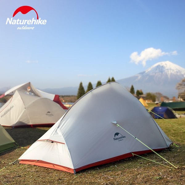 Палатка Naturehike Cloud Up Si / NH17T001-T-DG (серый/красный)