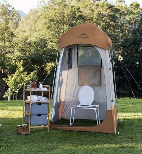 Палатка для душа и туалета Naturehike NH21ZP005-BR (коричневый)