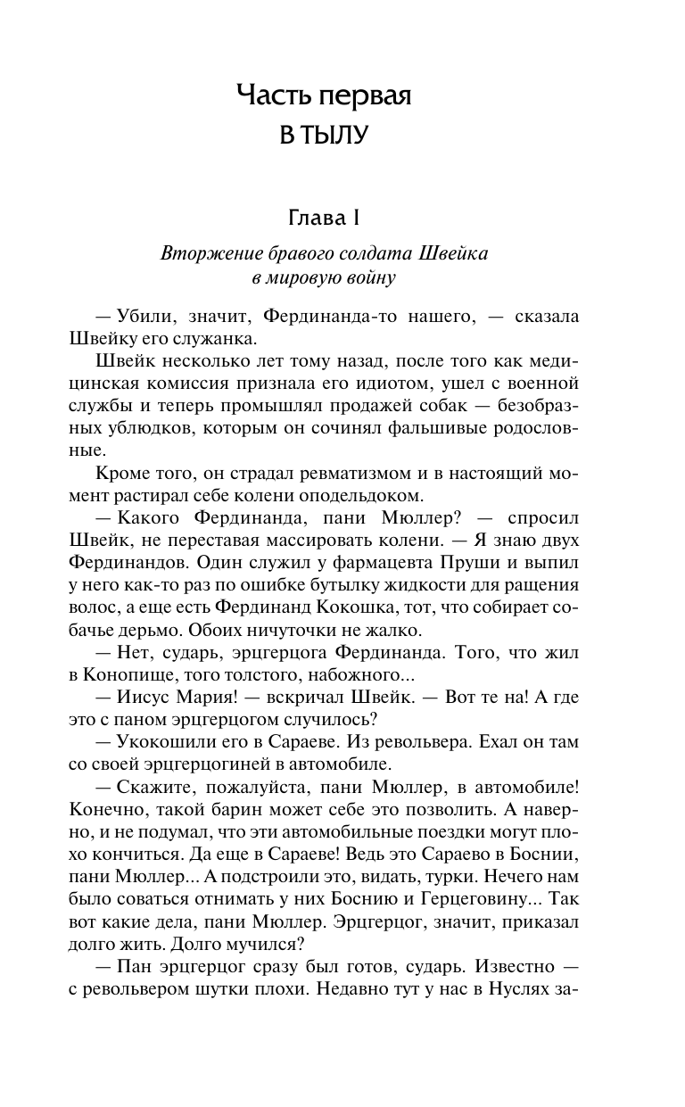 Художественная книга АСТ Похождения бравого солдата Швейка, твердая обложка (Гашек Ярослав) — фото 5